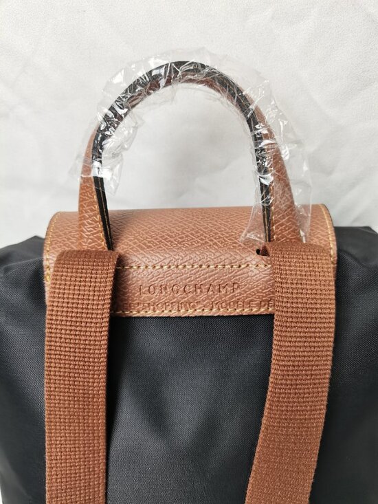 Longchamp Nylon Foldable Waterproof Travel Bag Backpack In Black main image 7